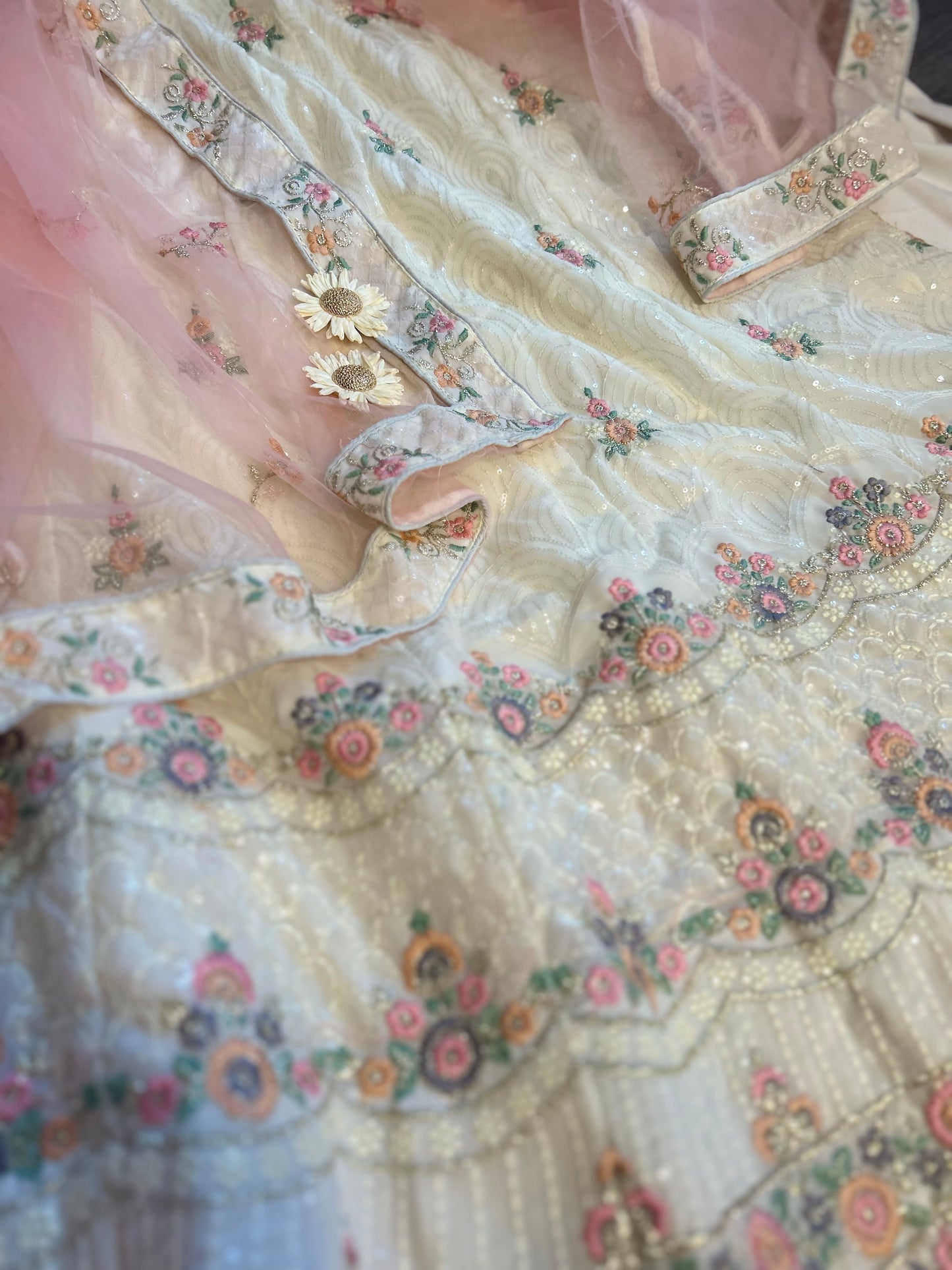 The Ivory White Lehenga