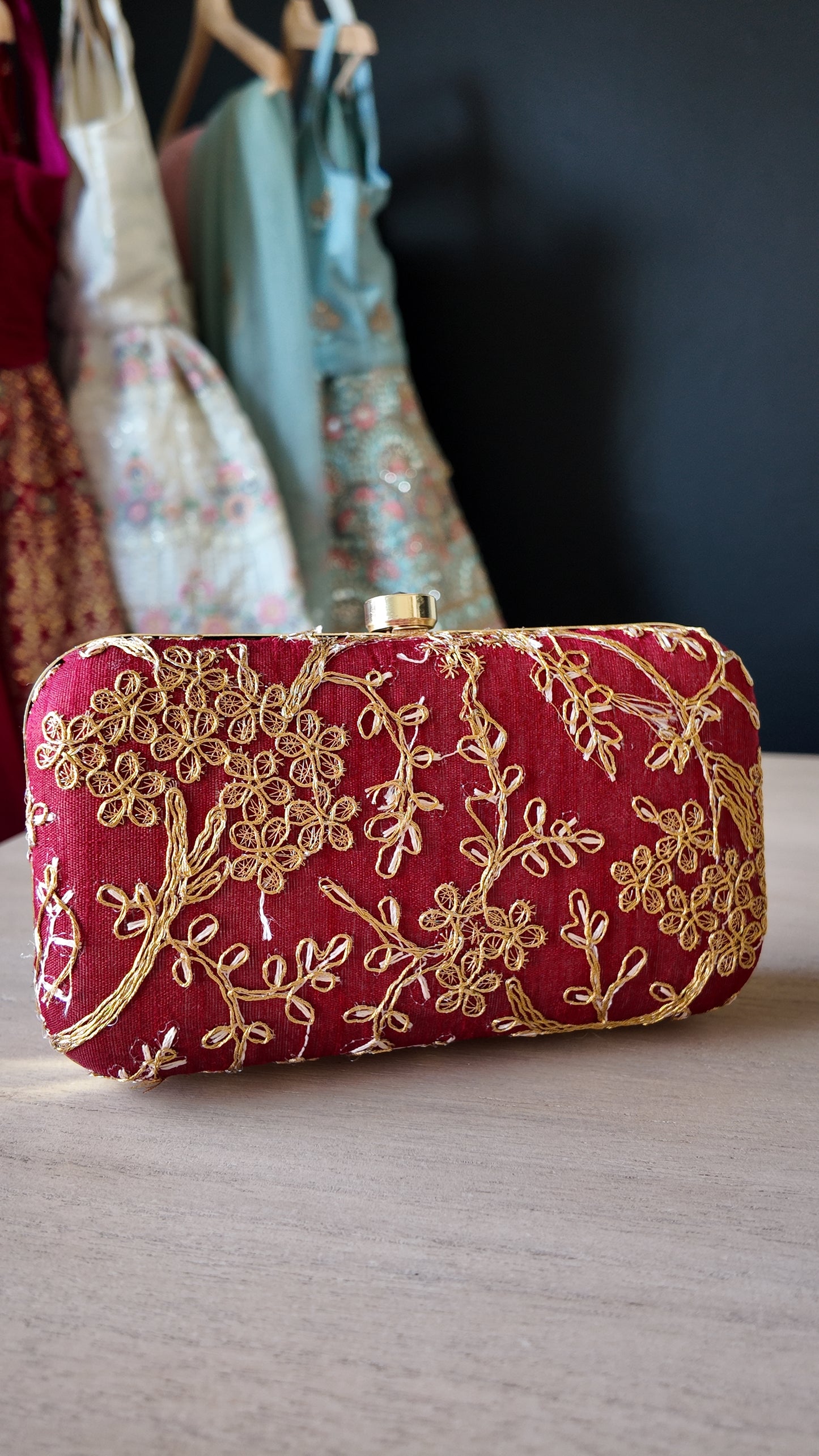 The Embroidered Clutch