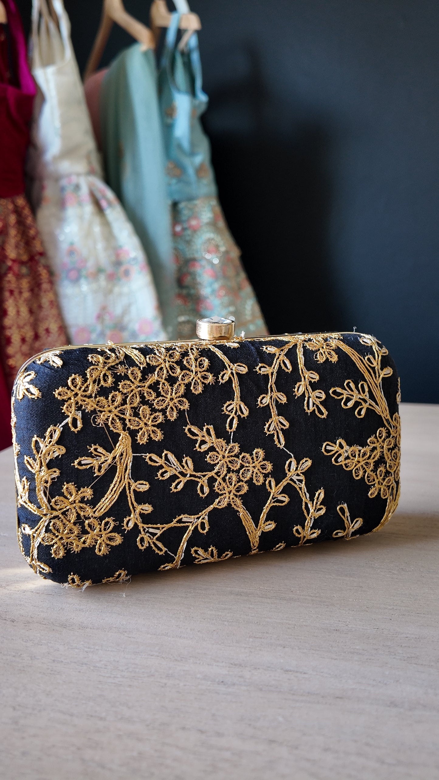 The Embroidered Clutch