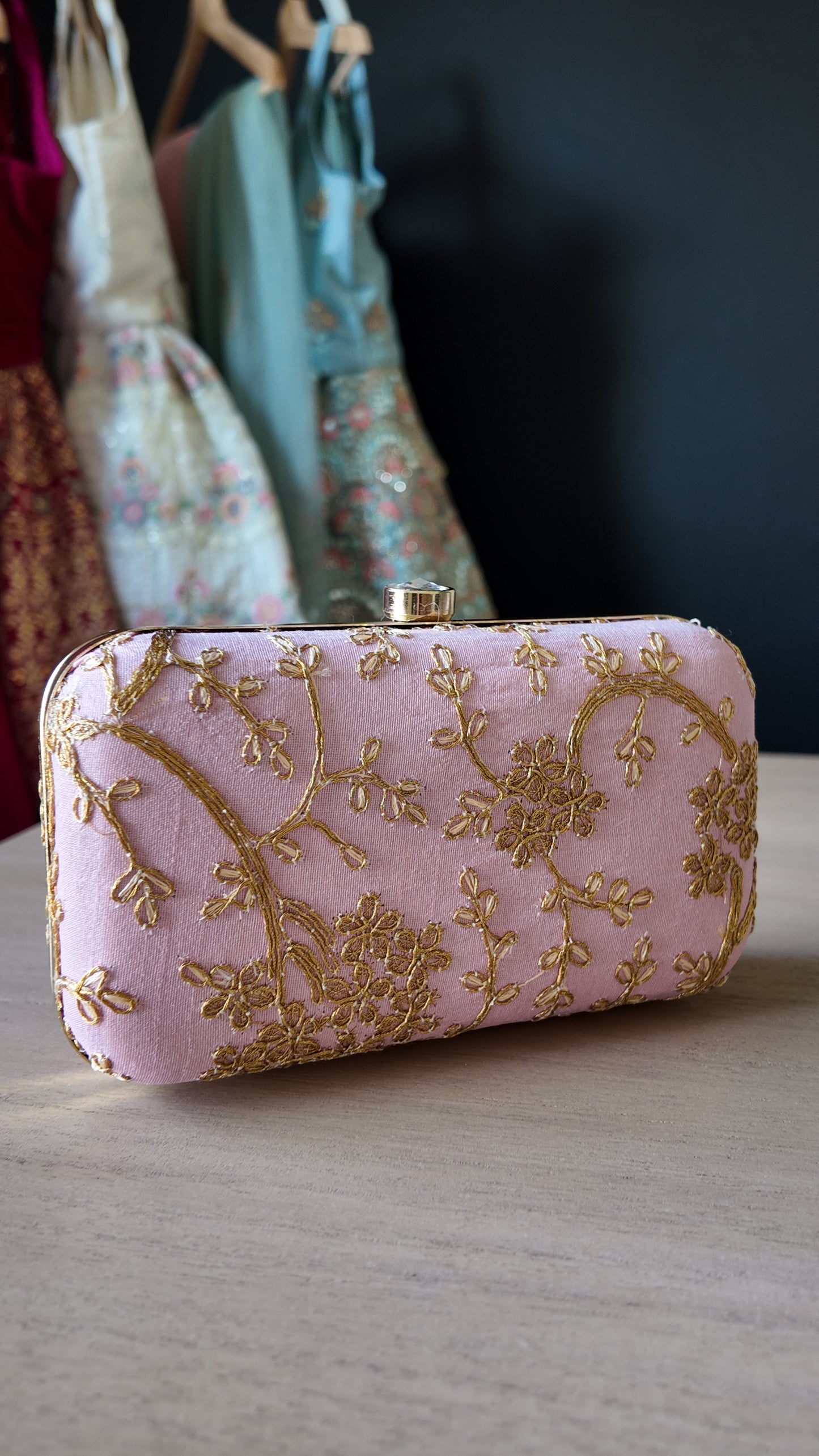 The Embroidered Clutch