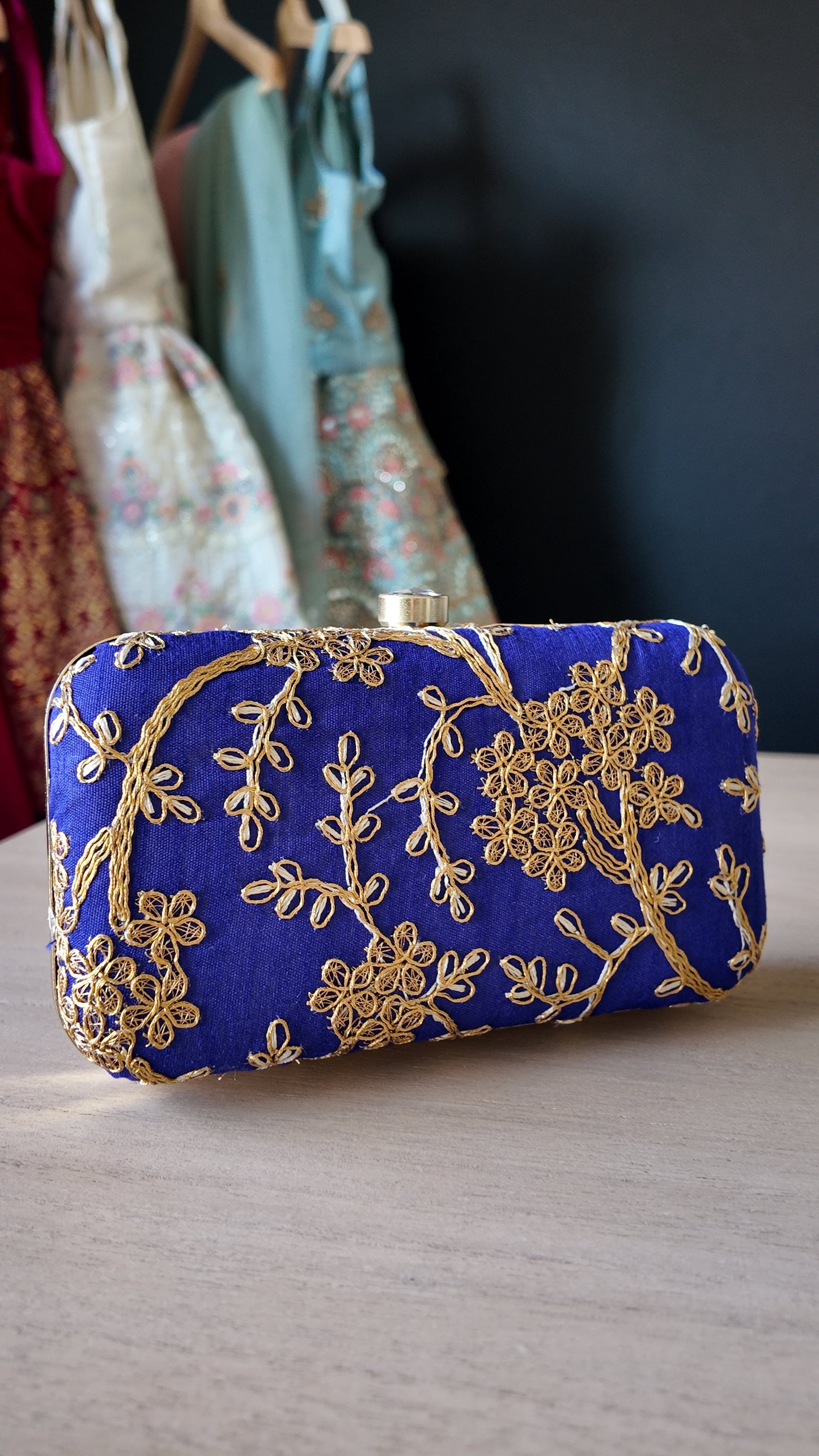 The Embroidered Clutch
