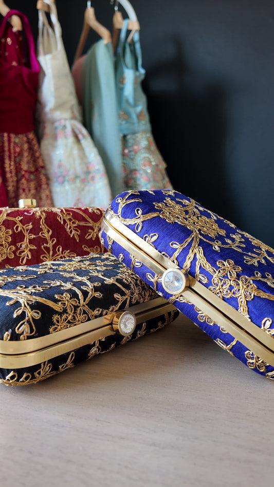 The Embroidered Clutch