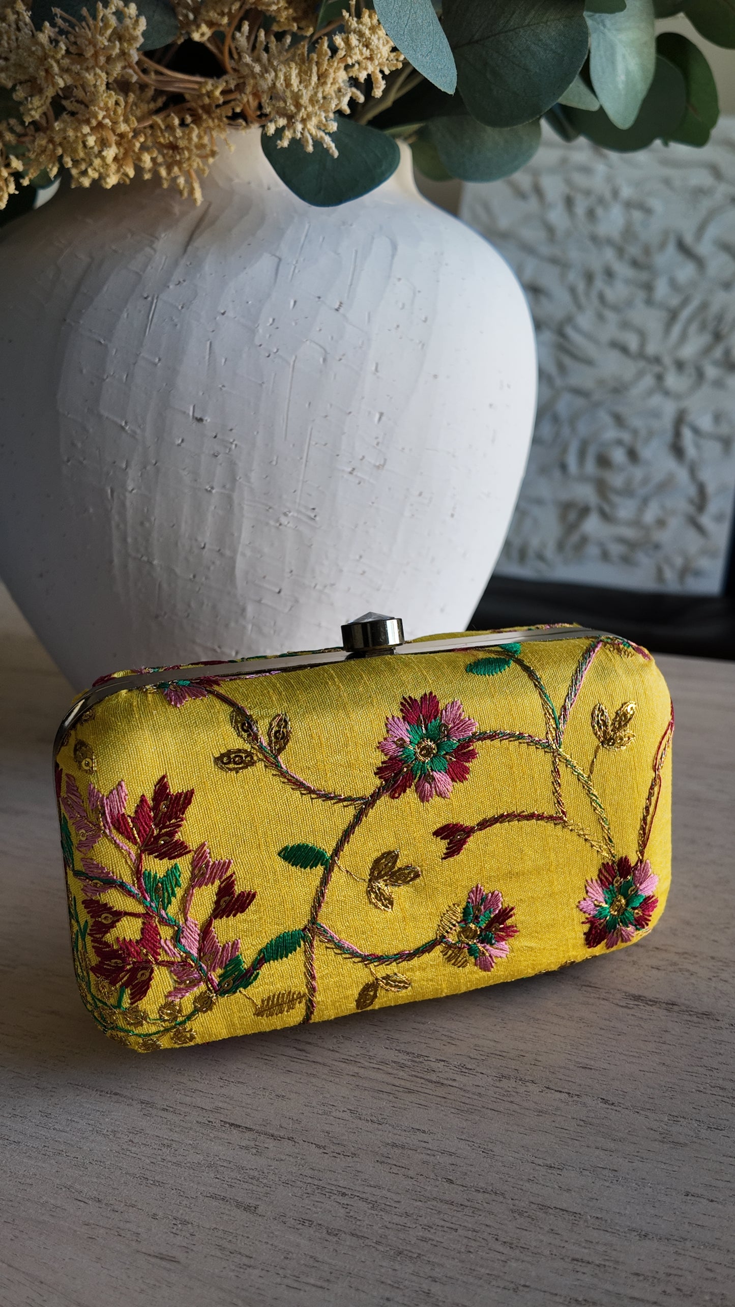 The Embroidered Clutch
