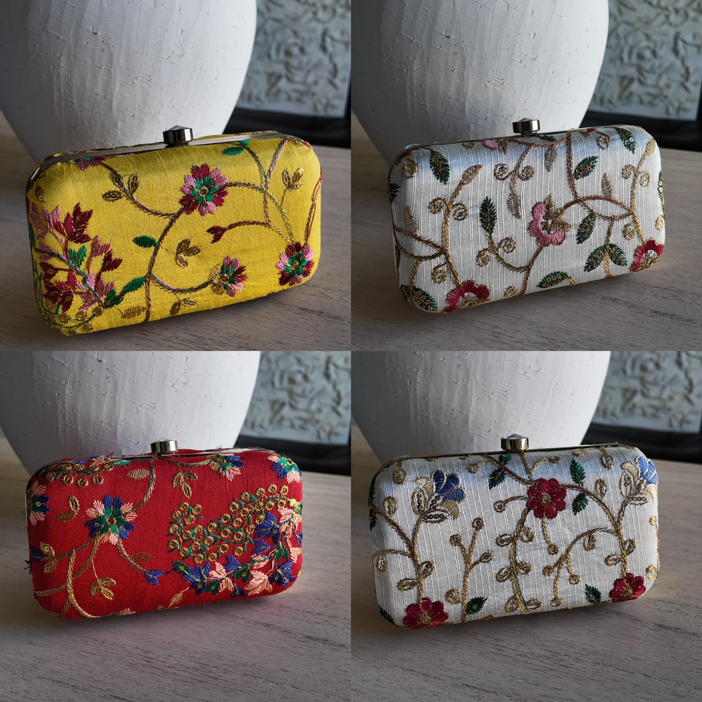 The Embroidered Clutch