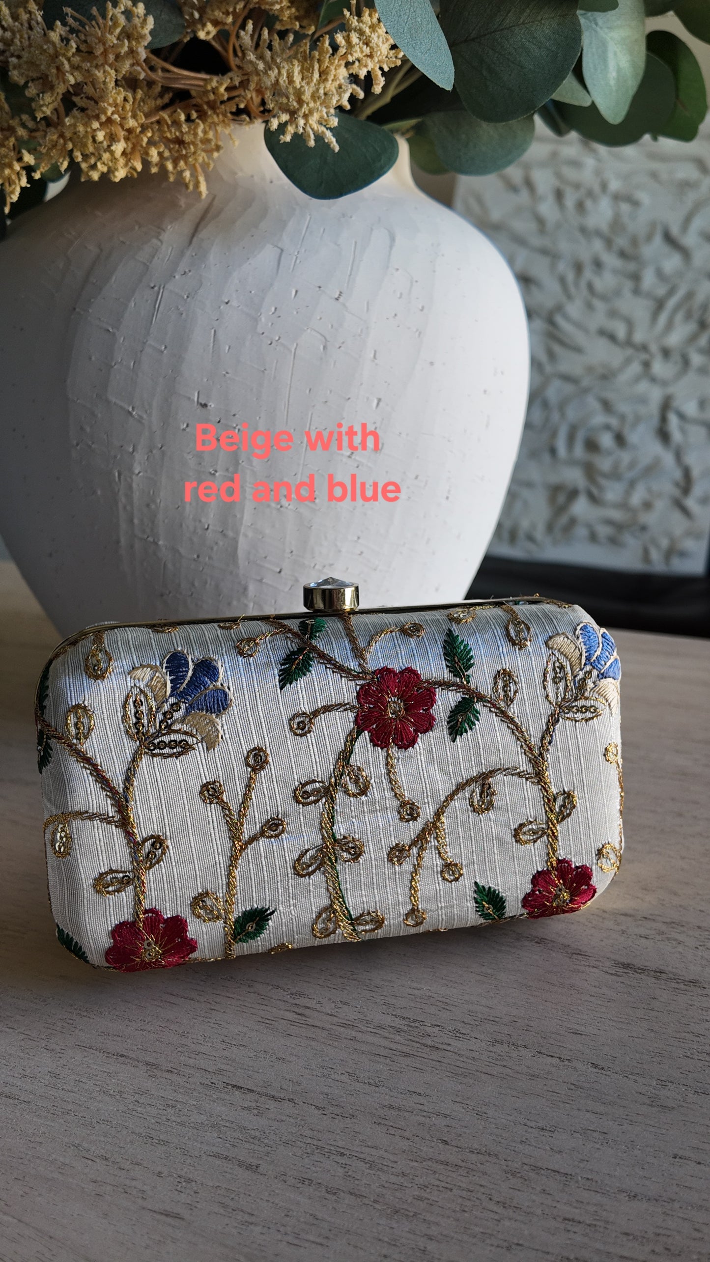 The Embroidered Clutch